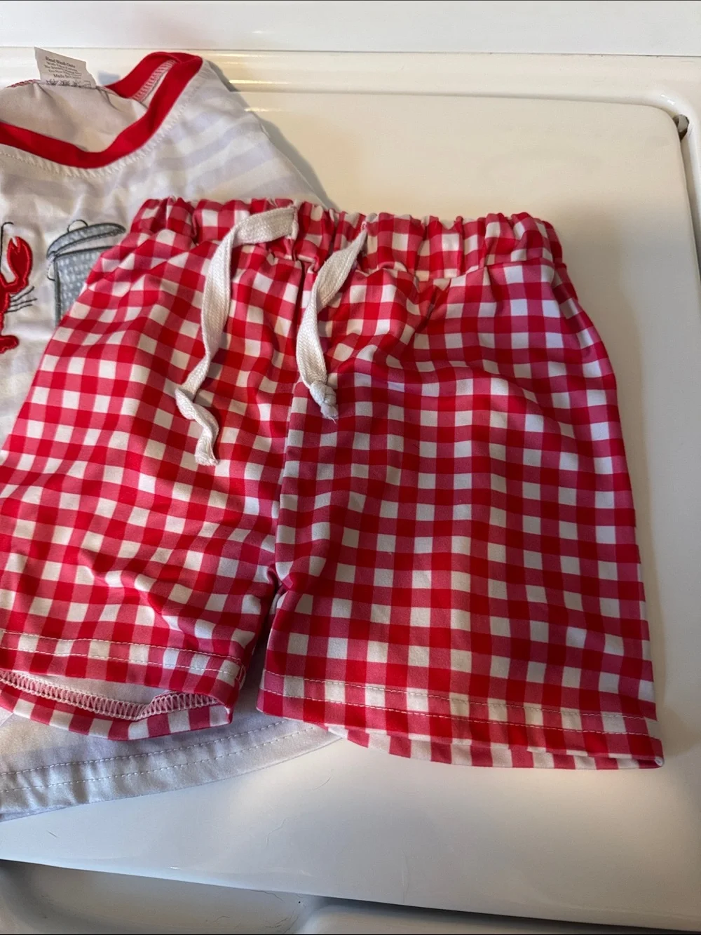 Crawfish Boil Kids 2 piece set